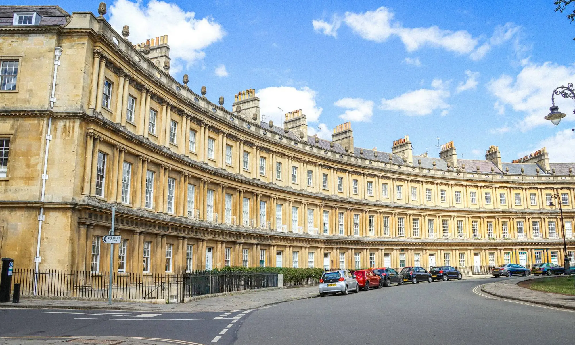 Curving Georgian architecture